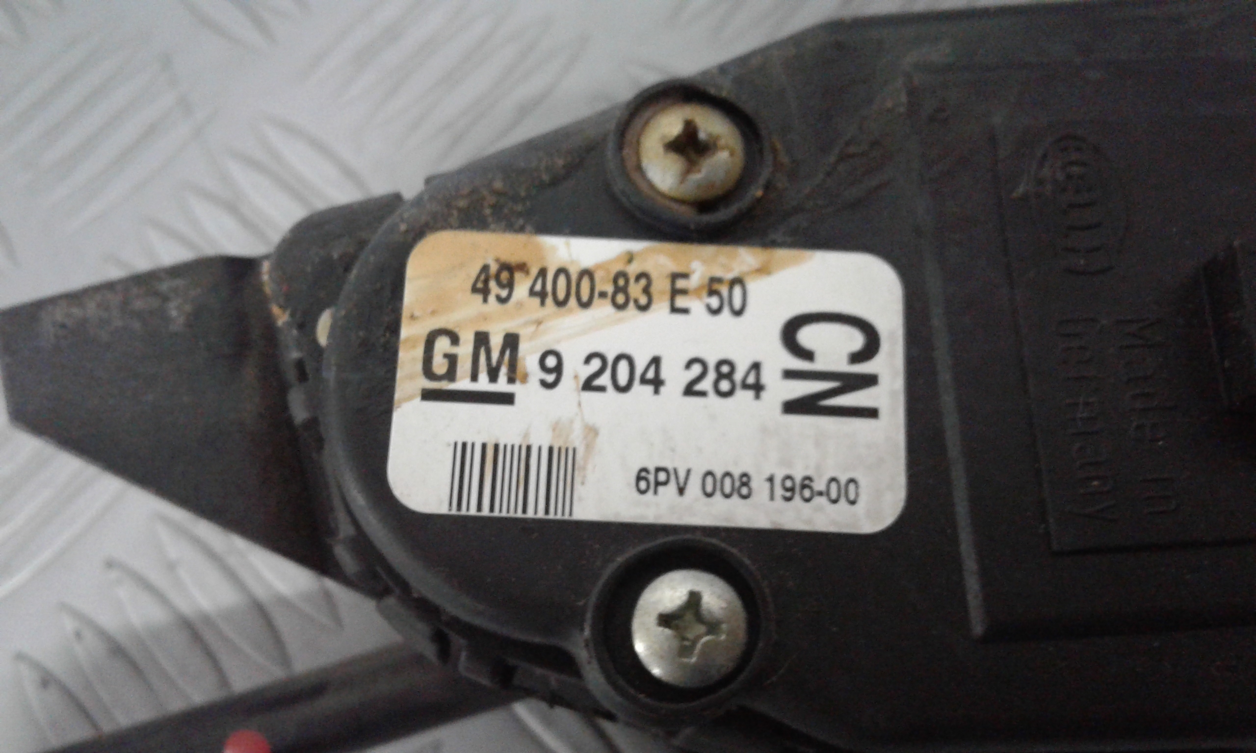 Pedale Acceleratore 9204284 Usato