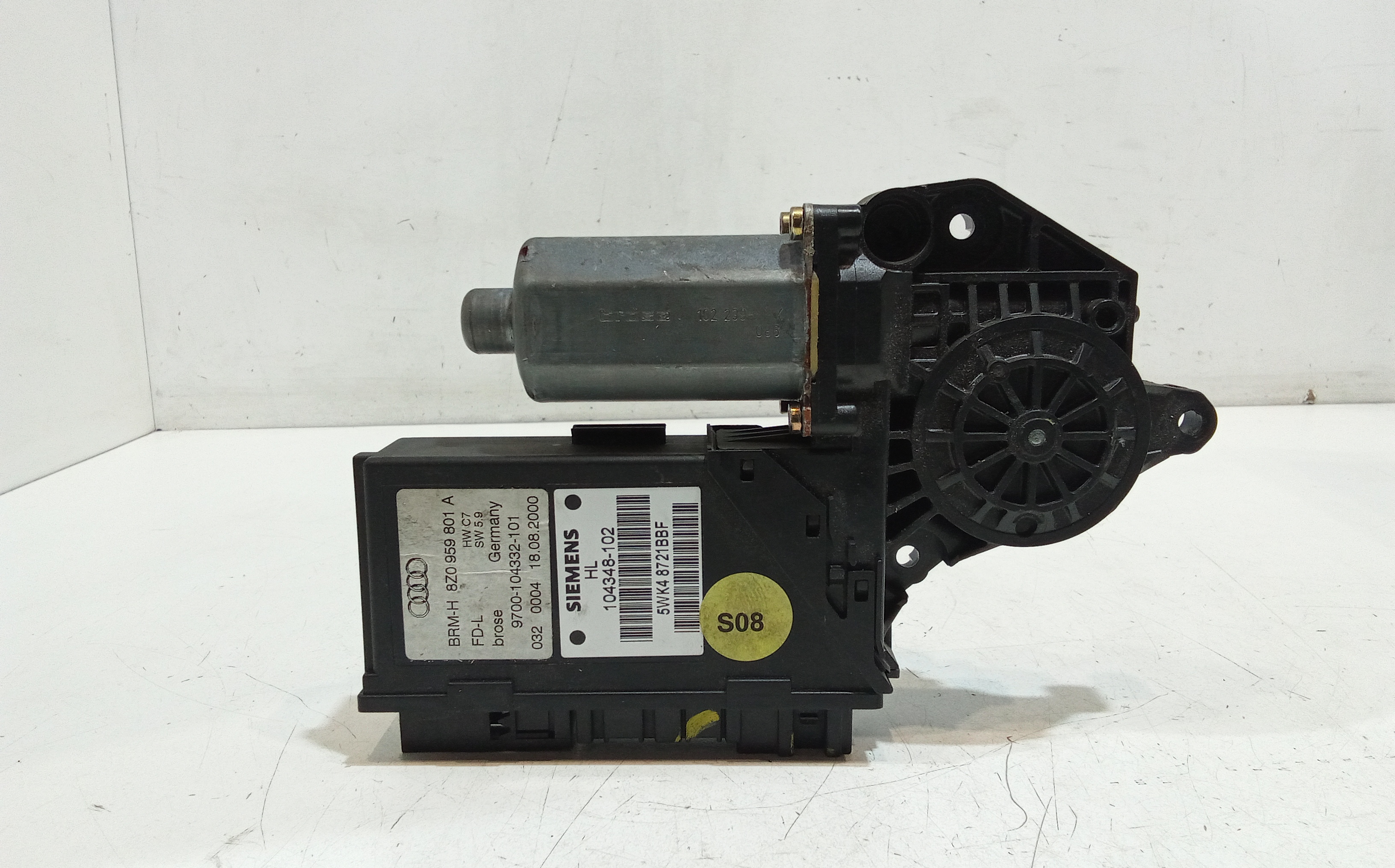 Motorino Alzacristallo Porta Post. Sinistro 8Z0959801B Usato