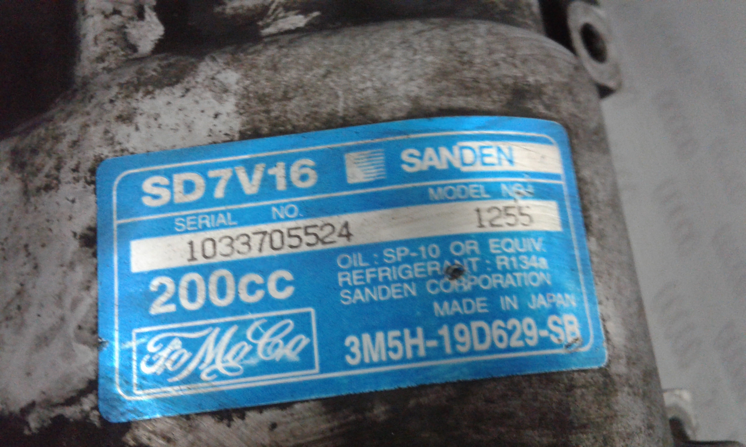 Compressore A/c BP4K61K00A Usato