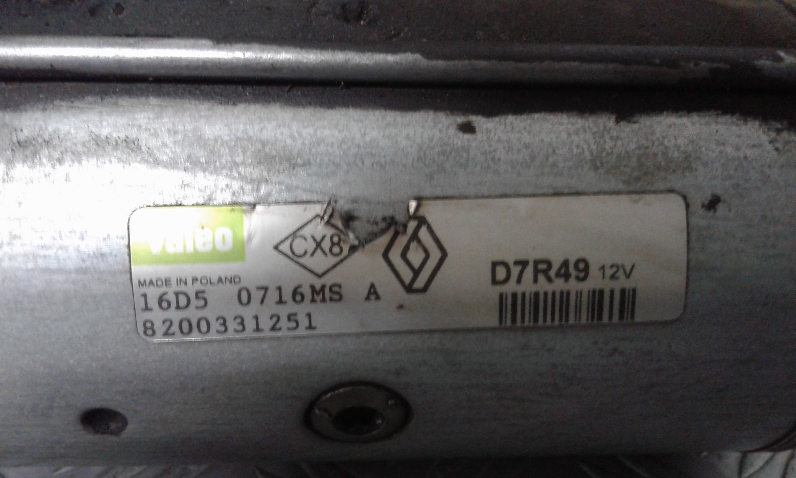 Motorino Avviamento 8200266777 Usato