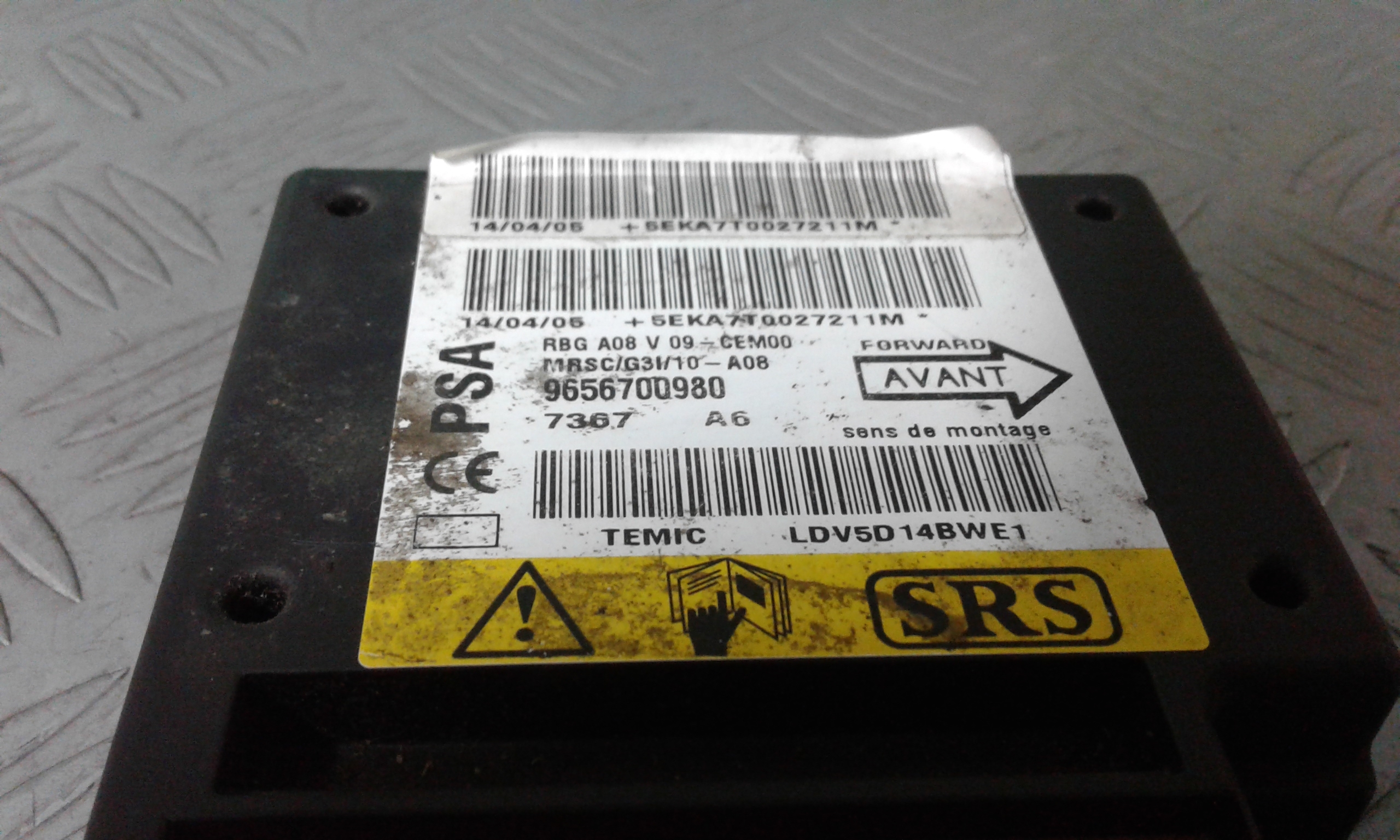 Centralina Comando Airbag 654670 Usato