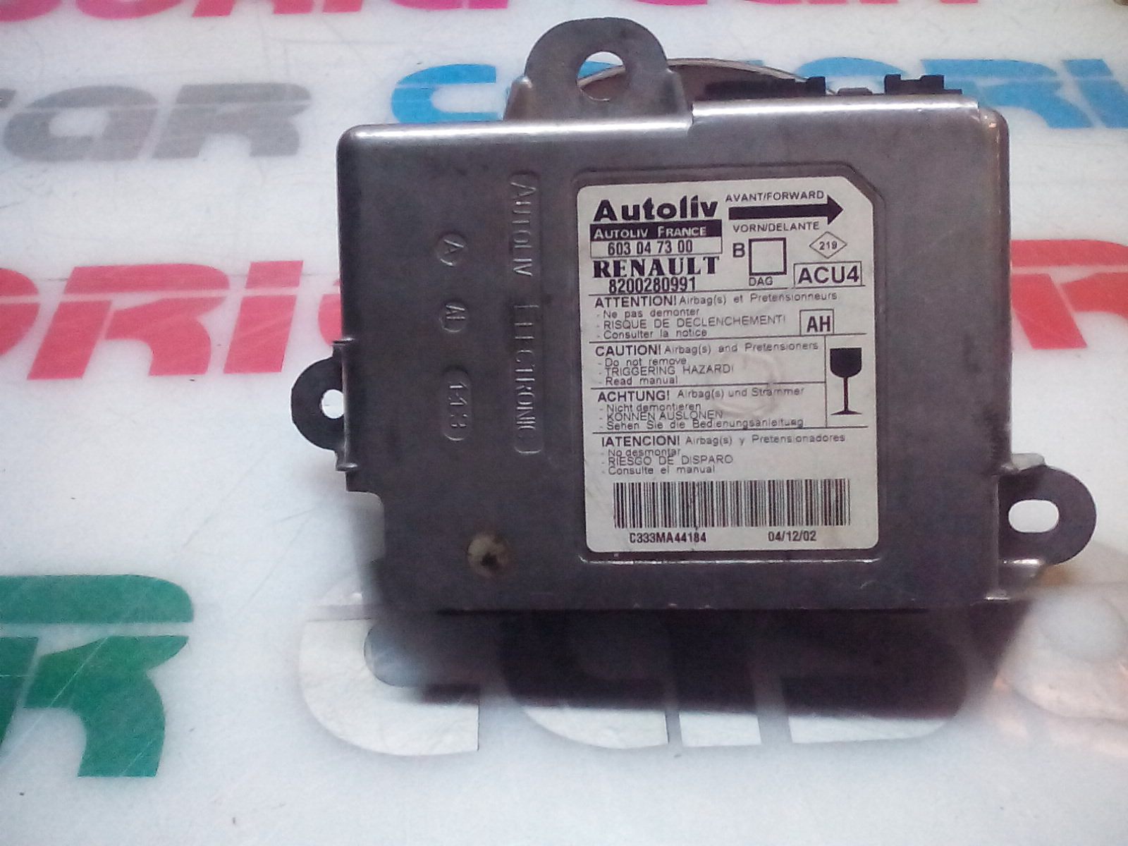 Centralina Comando Airbag 8200962386 Usato