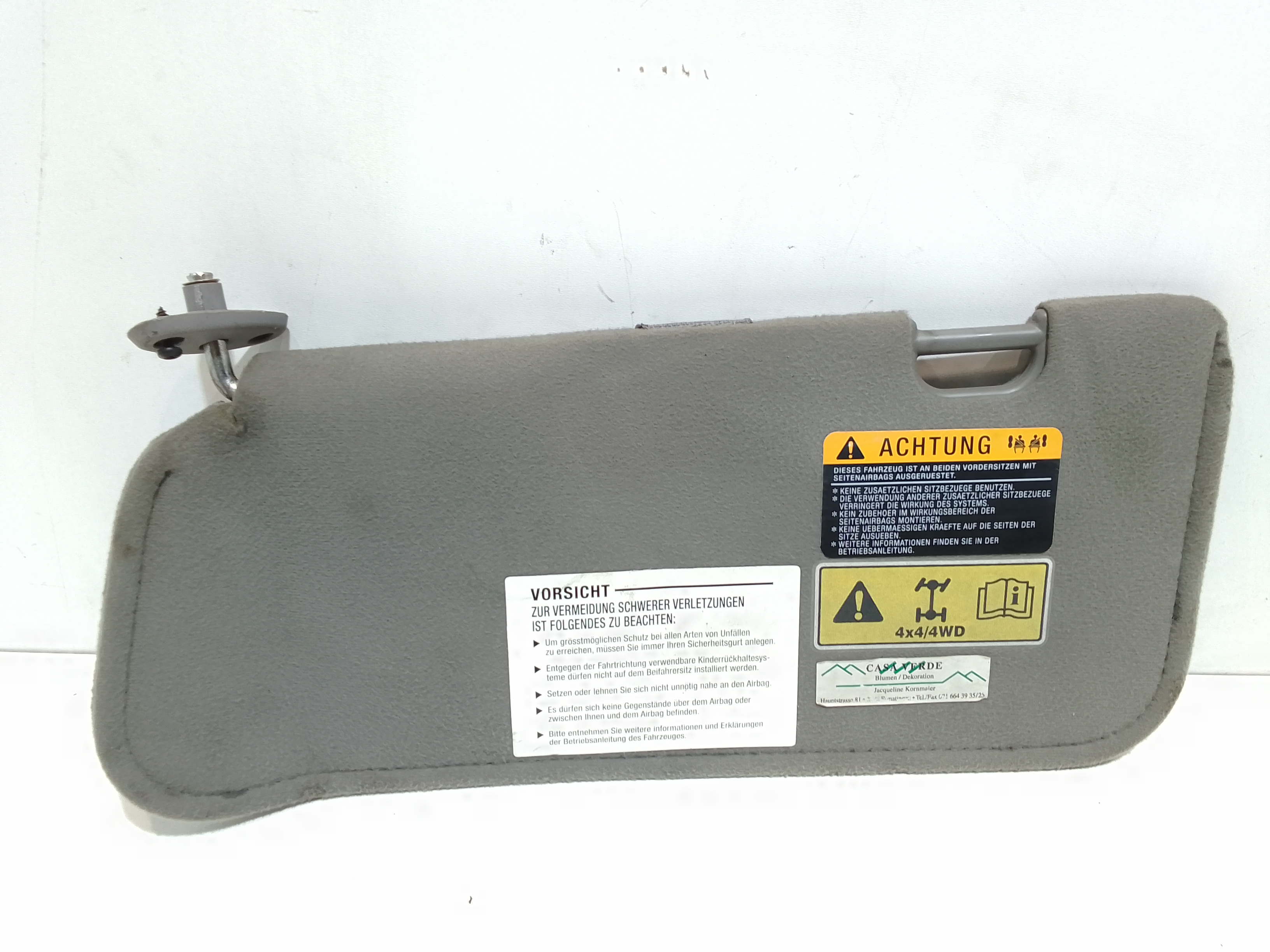 Aletta Parasole Parabrezza Sinistro Usato