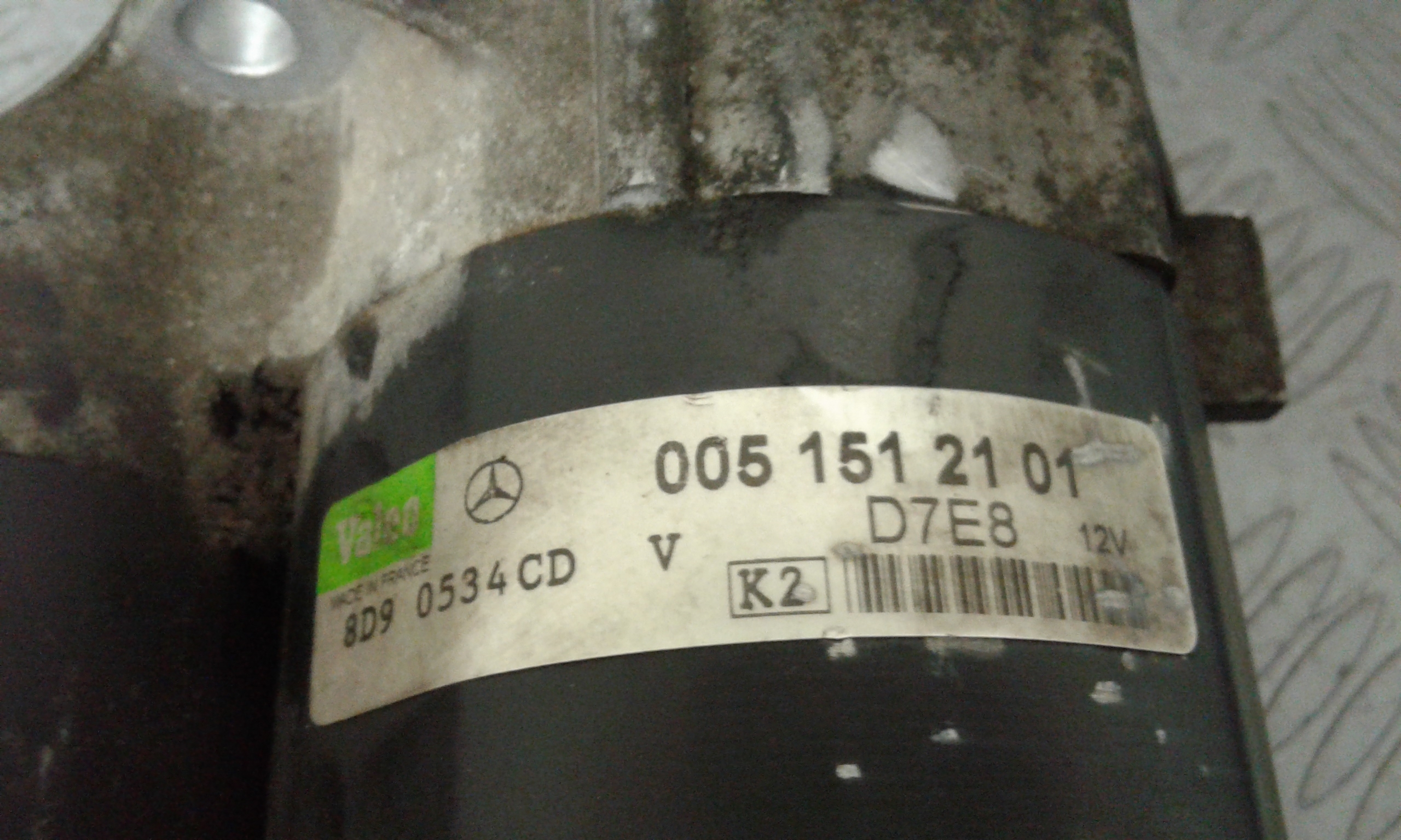 Motorino Avviamento A005151210180 Usato