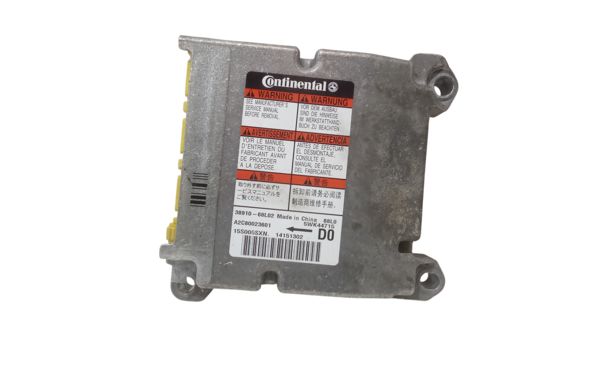 Centralina Comando Airbag 3891068L01000 Usato