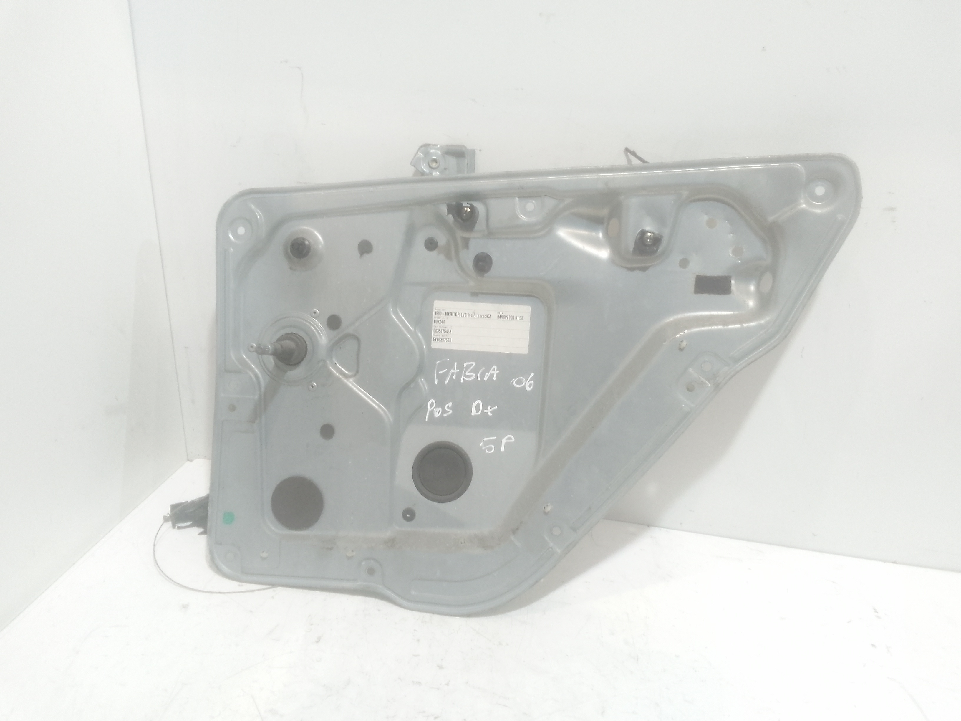 Alzacristallo Porta Post. Destro 6Y0839656 Usato