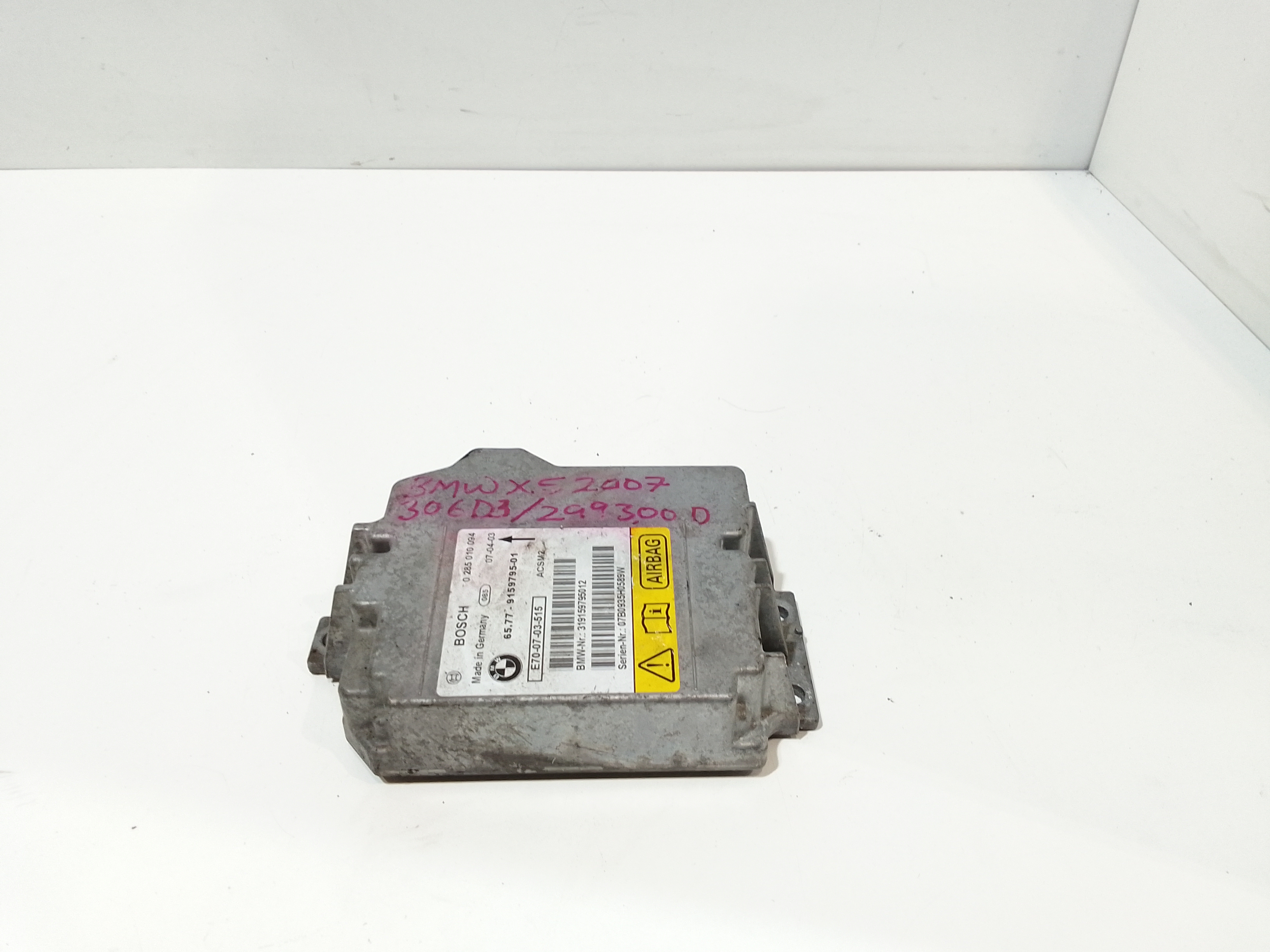 Centralina Comando Airbag 65779240083 Usato