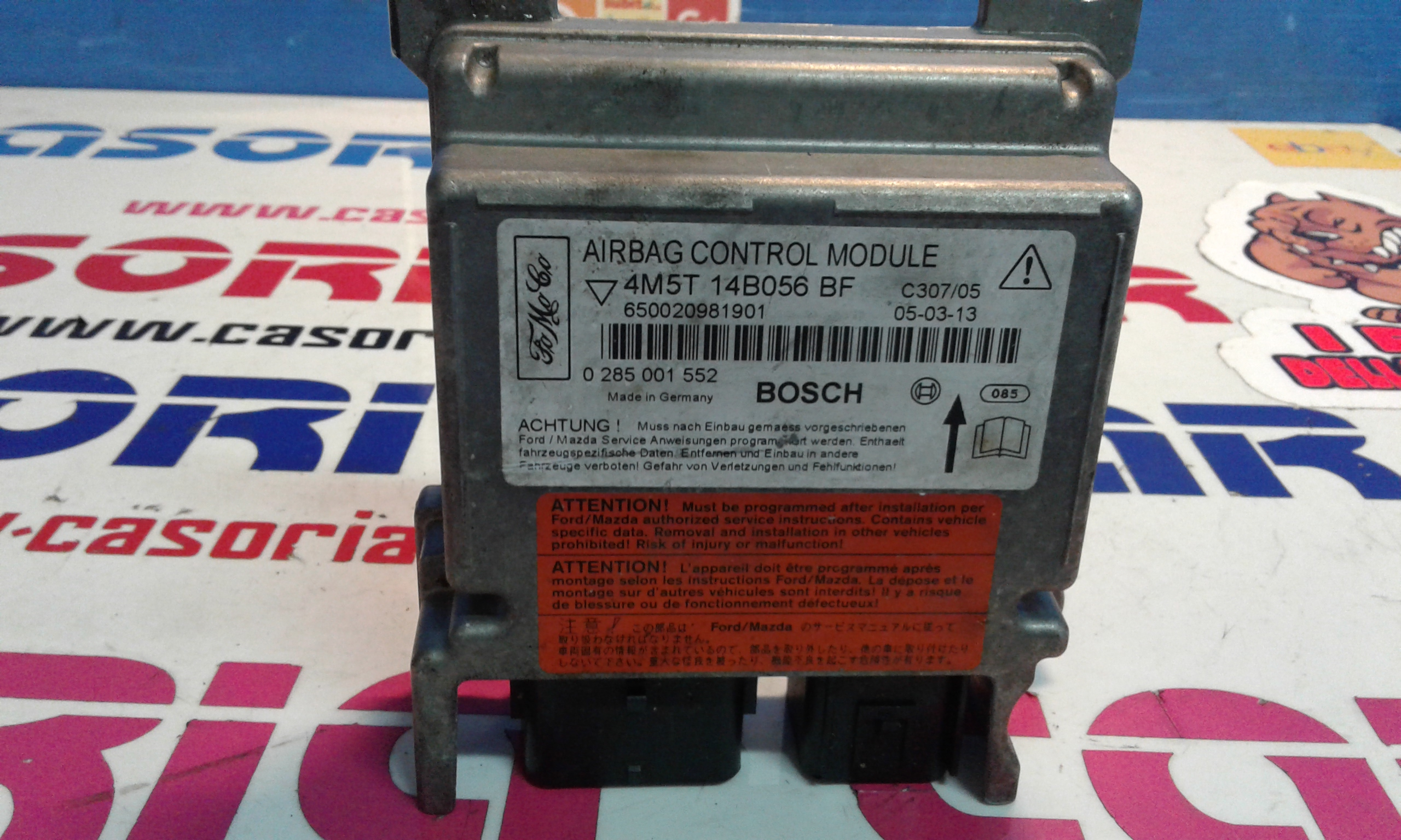 Centralina Comando Airbag 1717369 Usato