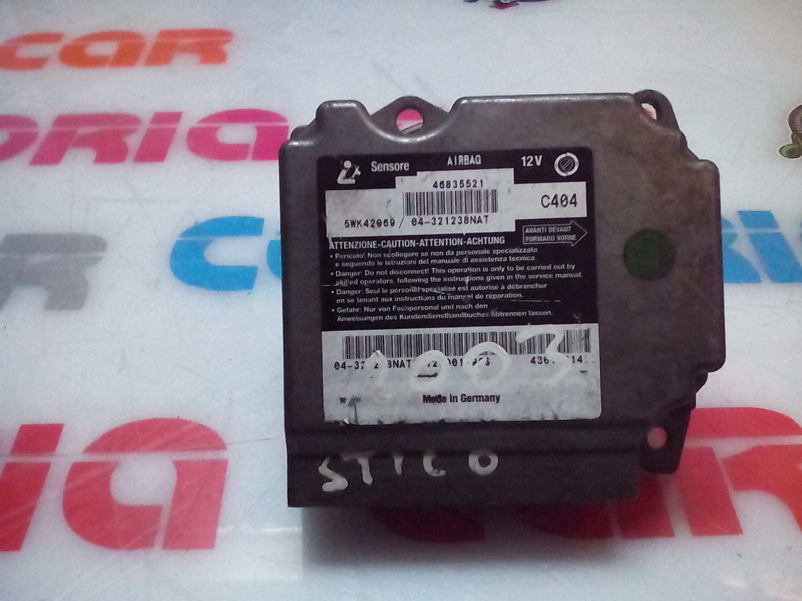 Centralina Comando Airbag 51709144 Usato