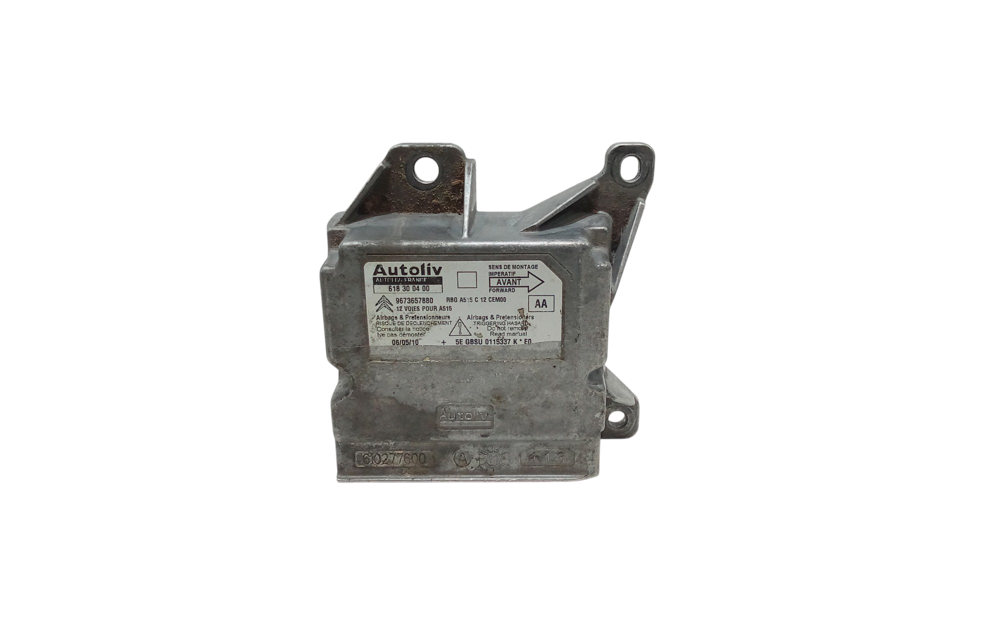 Centralina Comando Airbag 1607145380 Usato