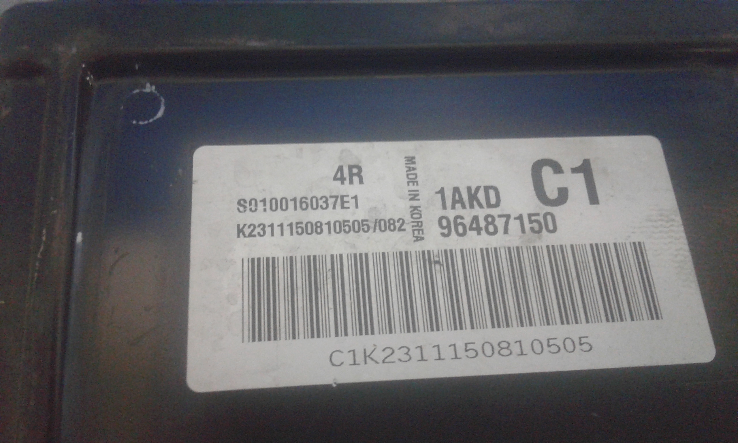 Centralina Iniezione 96378049 Usato