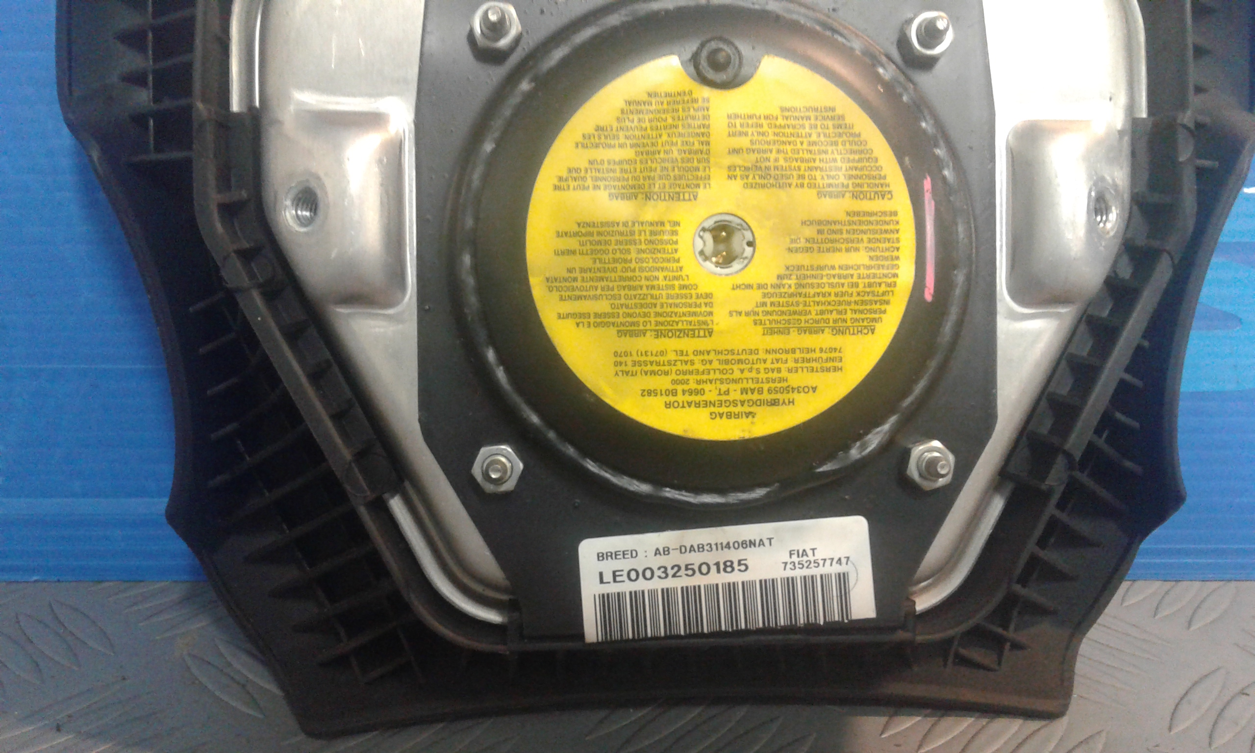 Dispositivo Airbag Lato Guida 735267874 Usato