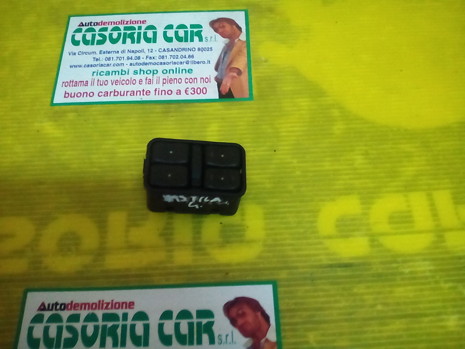 Interruttore Alzacristalli Porta Ant. Sinistro Usato