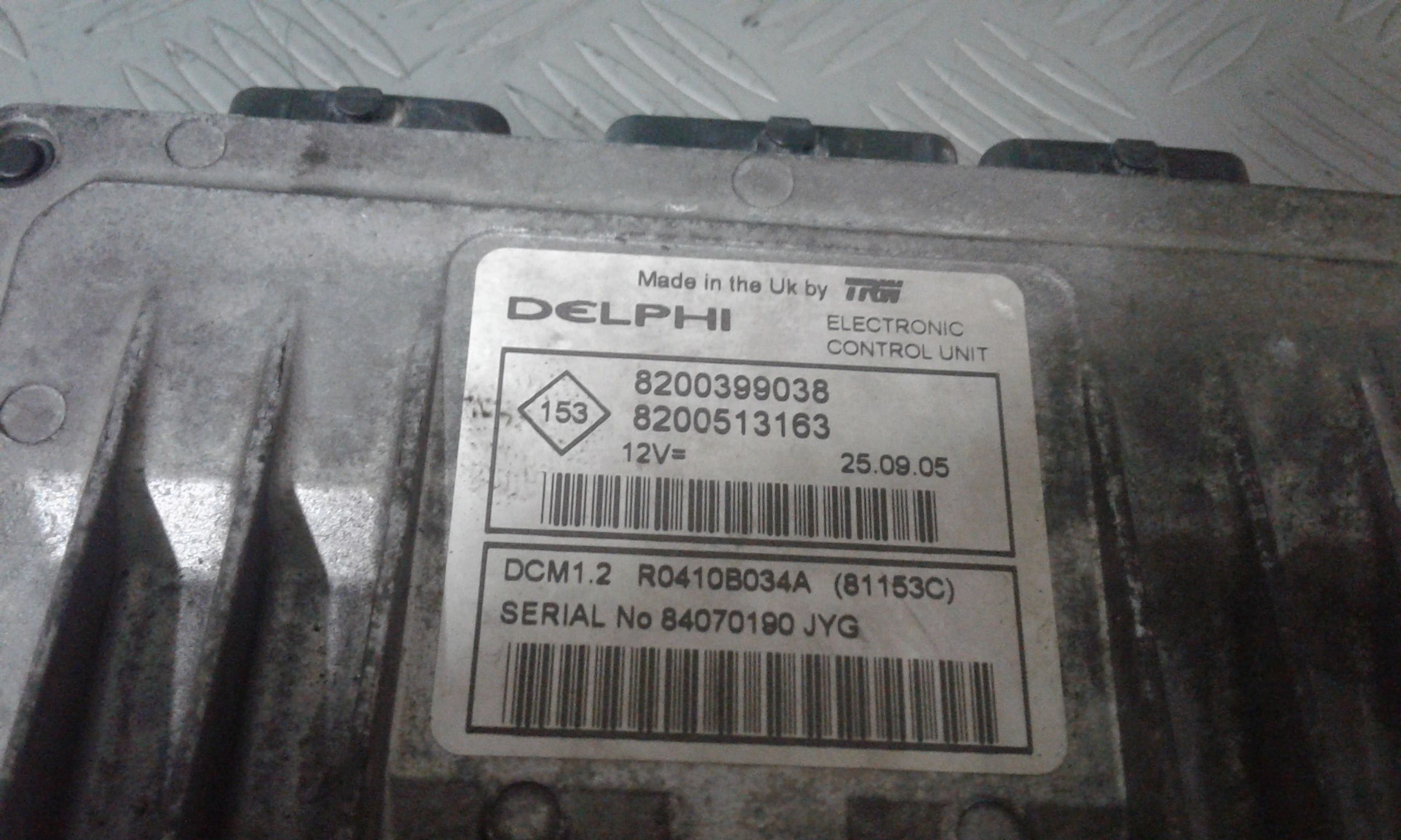 Centralina Iniezione 8200851165 Usato