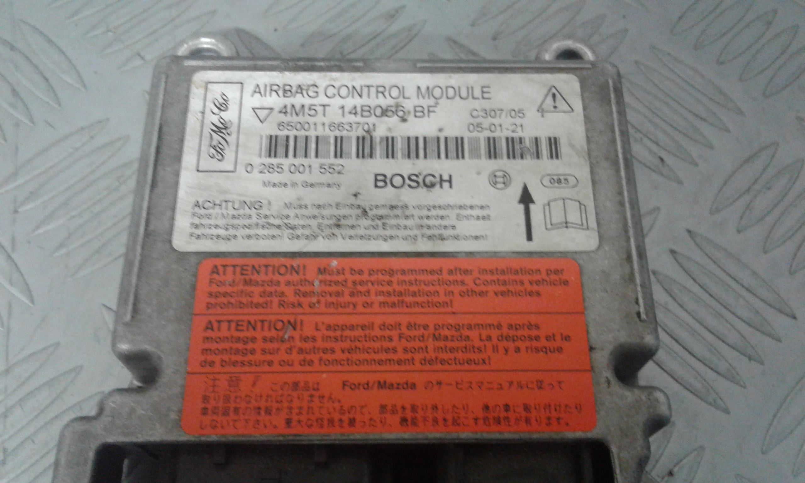 Centralina Comando Airbag 1717369 Usato