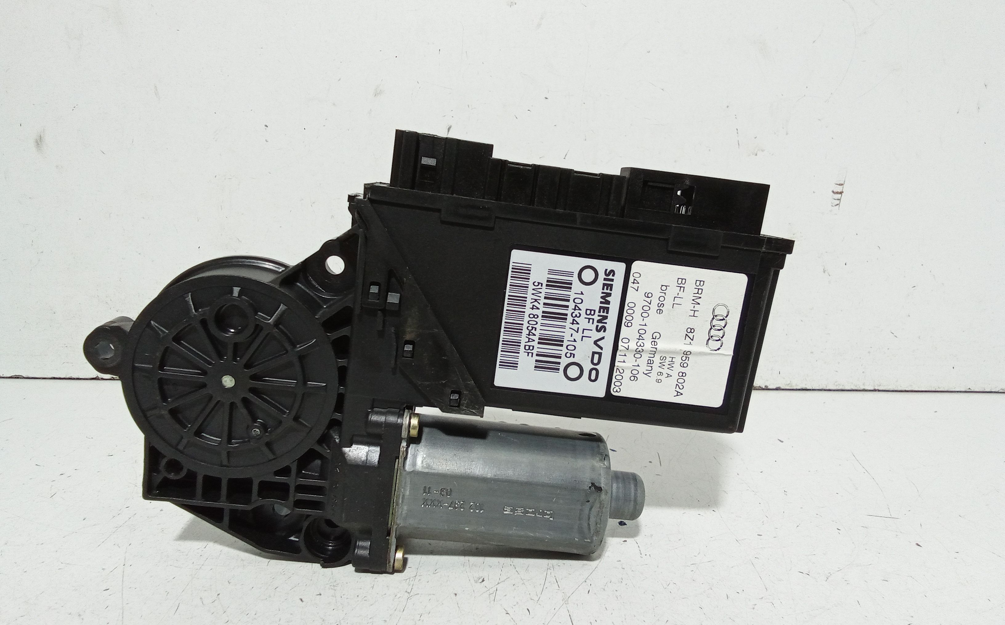 Motorino Alzacristallo Porta Post. Destro 8Z0959802B Usato