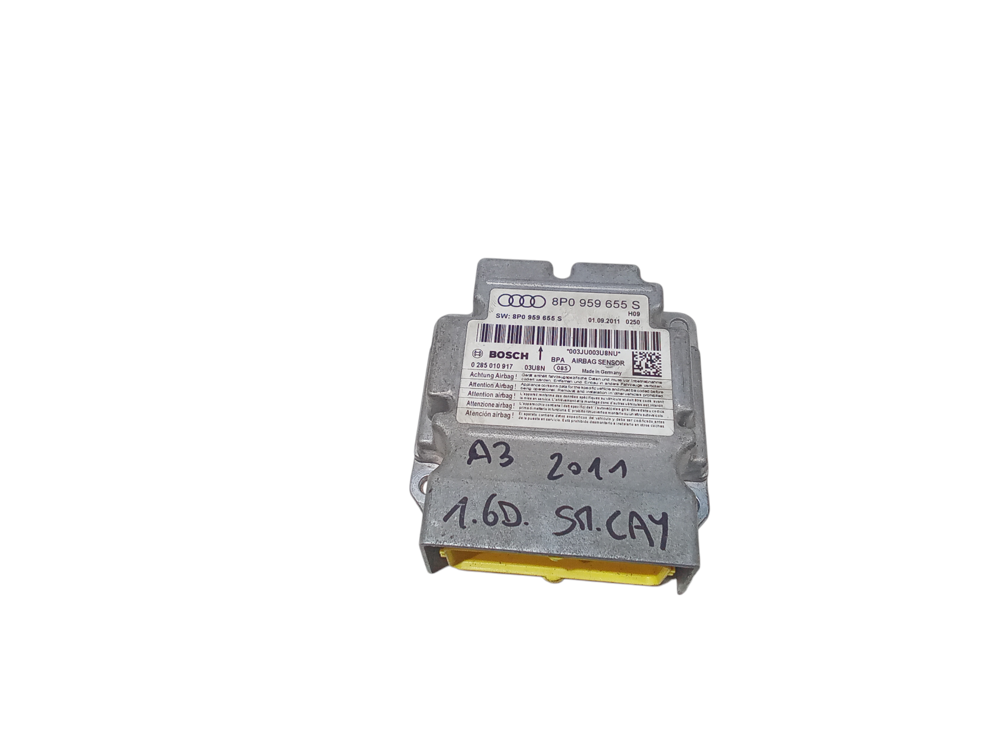 Centralina Comando Airbag 8P0959655SZ0D Usato