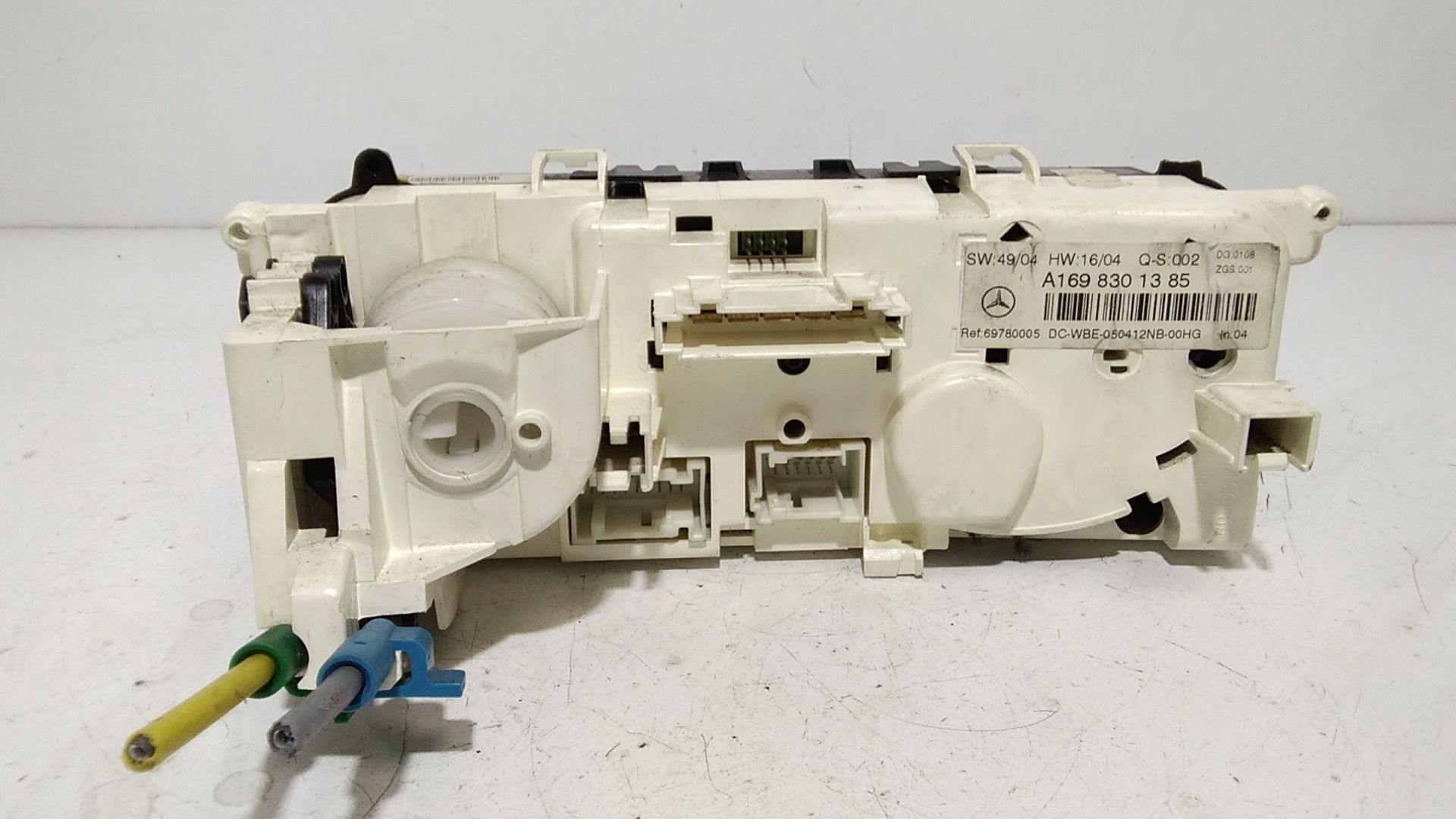 Blocco Comando Climatizzazione A1698302585 Usato