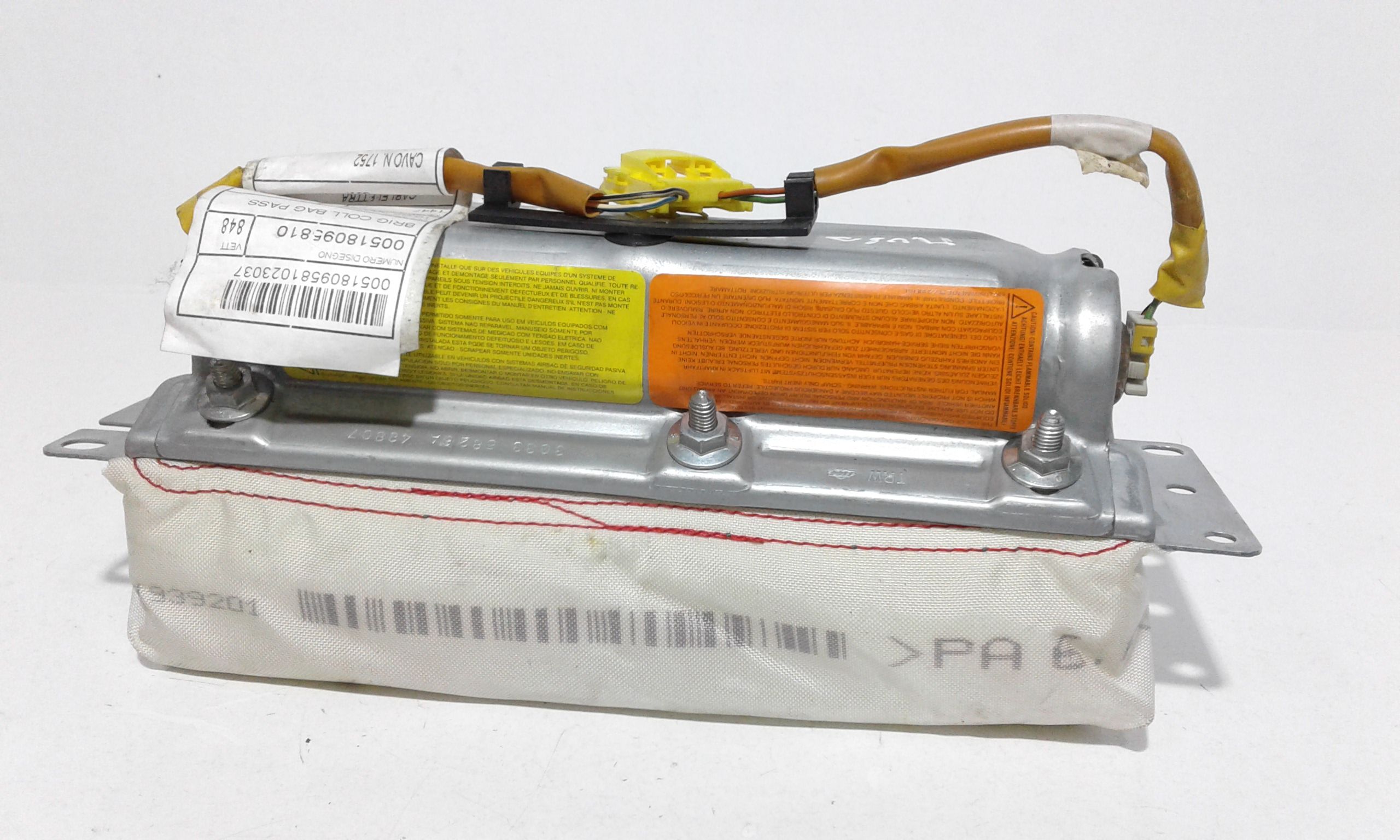 Dispositivo Airbag Lato Passeggero 46845084 Usato