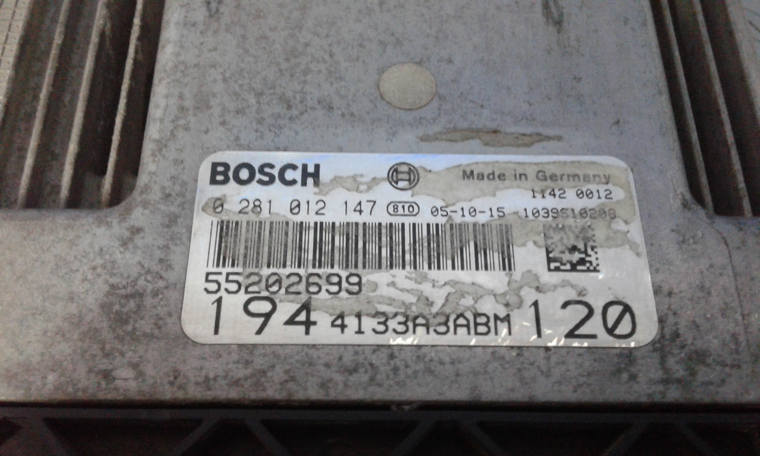 Centralina Iniezione 55208373 Usato