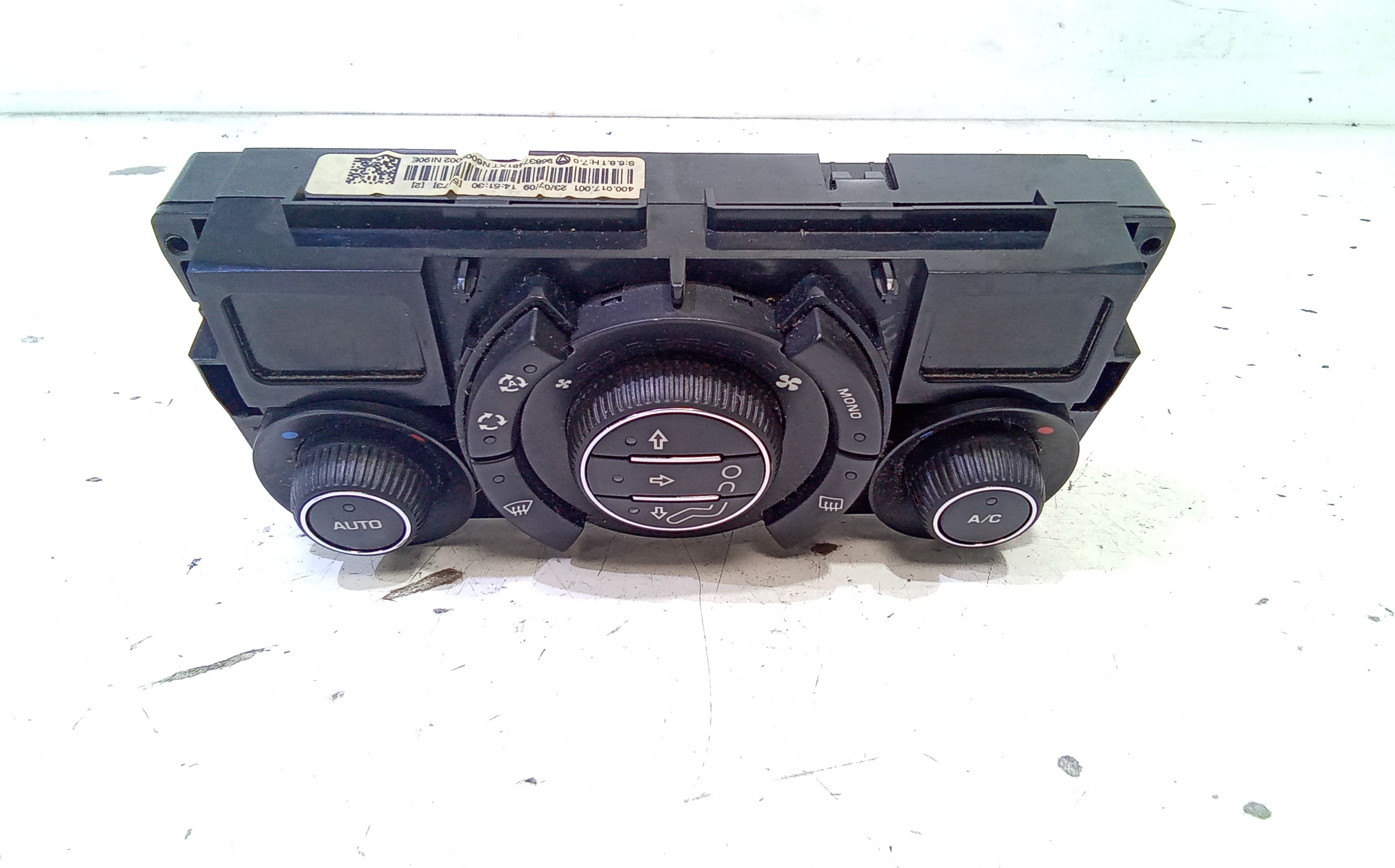 Blocco Comando Climatizzazione 6452P0 Usato