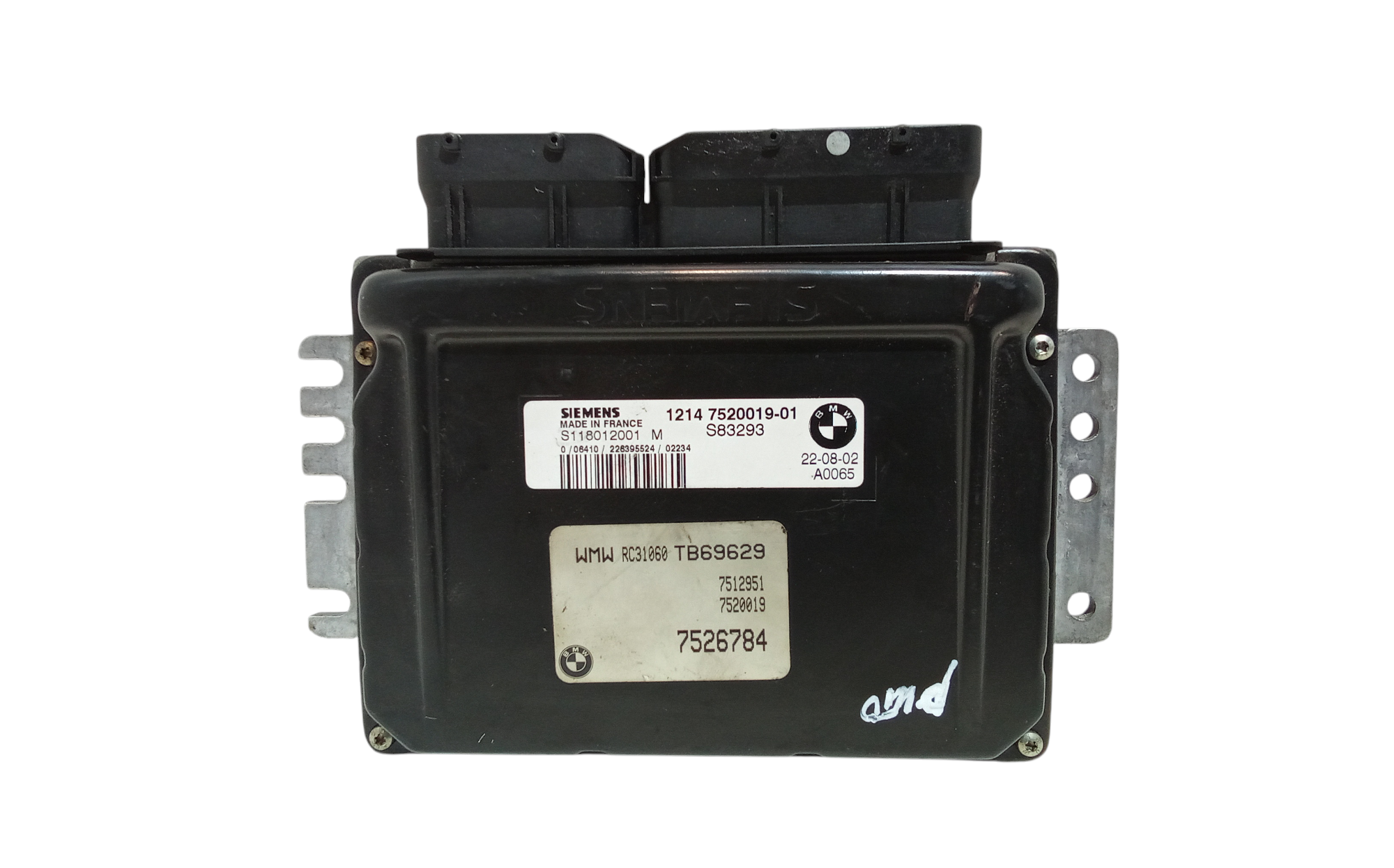 Centralina Iniezione 12147557395 Usato