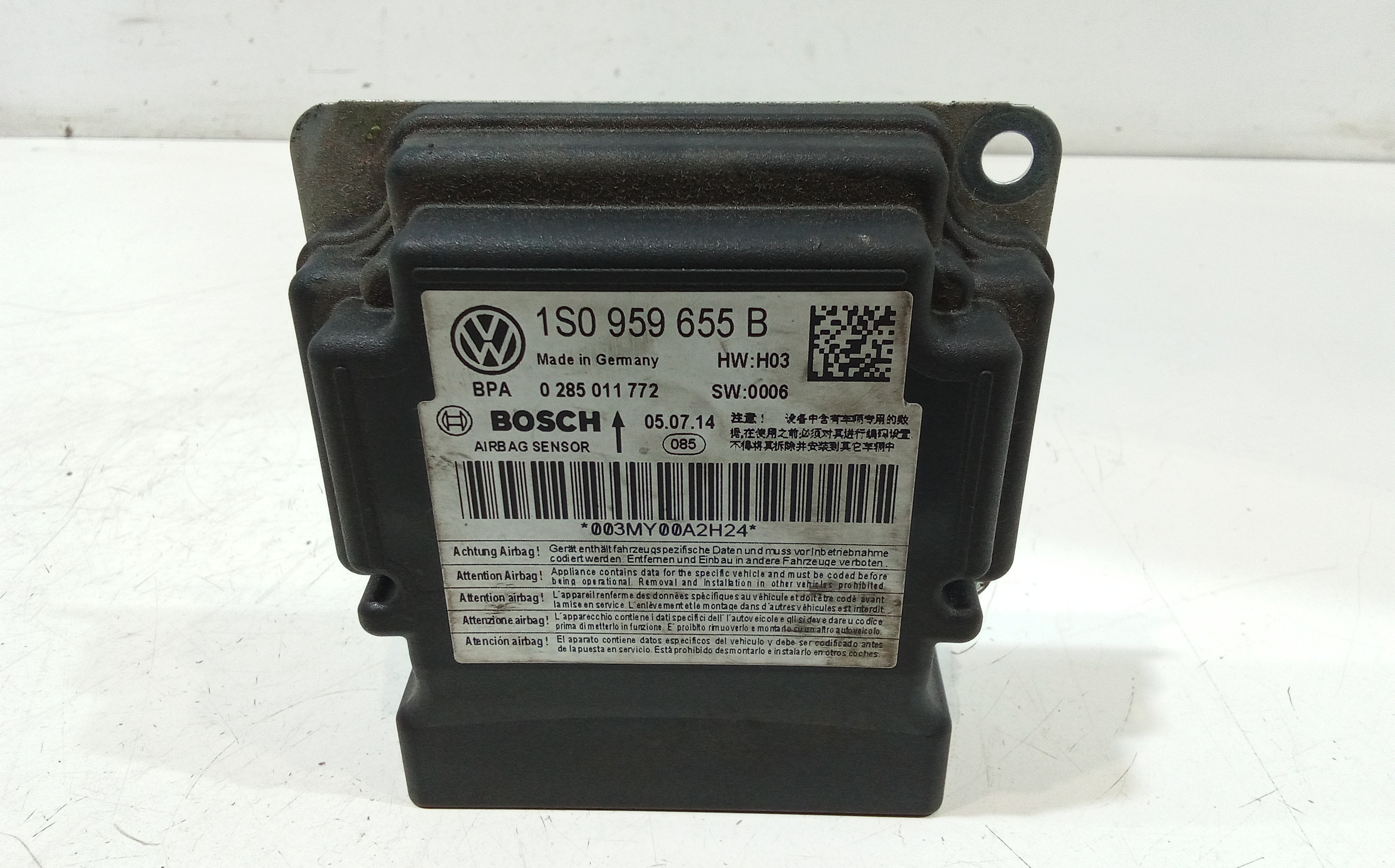 Centralina Comando Airbag 1S0959655B01Q Usato