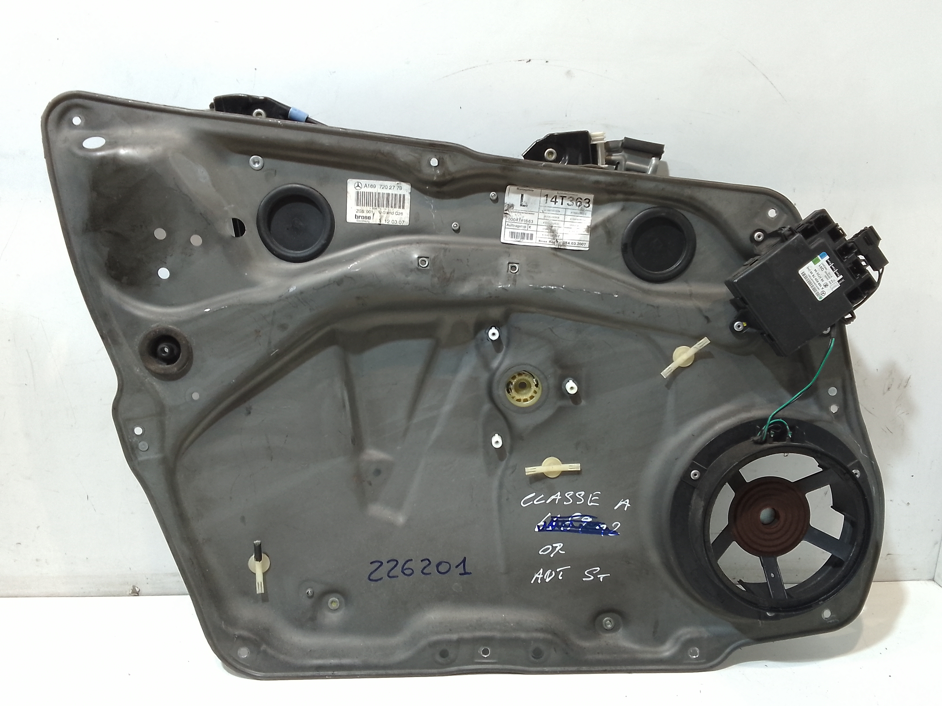 Alzacristallo Porta Ant. Sinistro Usato