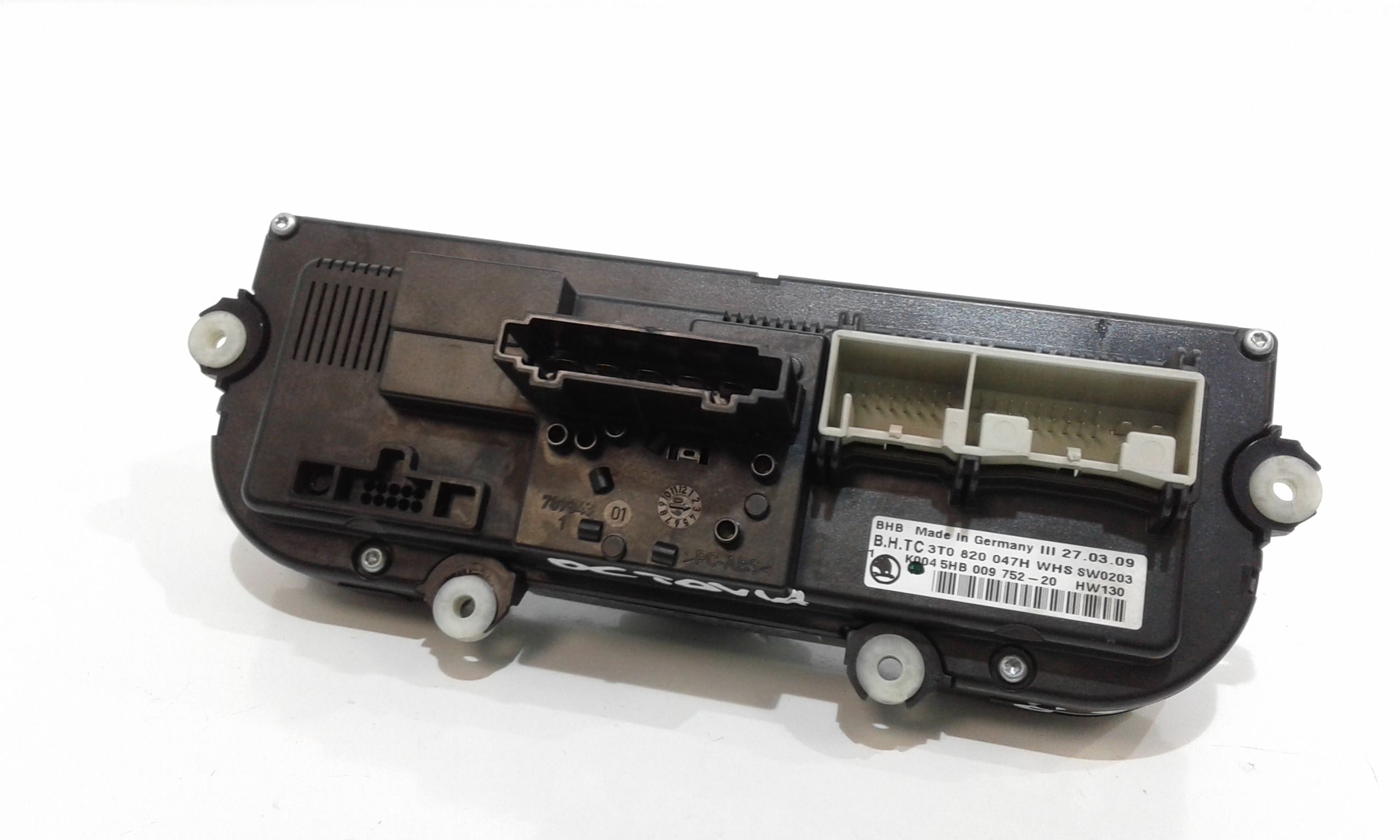 Blocco Comando Climatizzazione 1Z0819047AD3X1 Usato