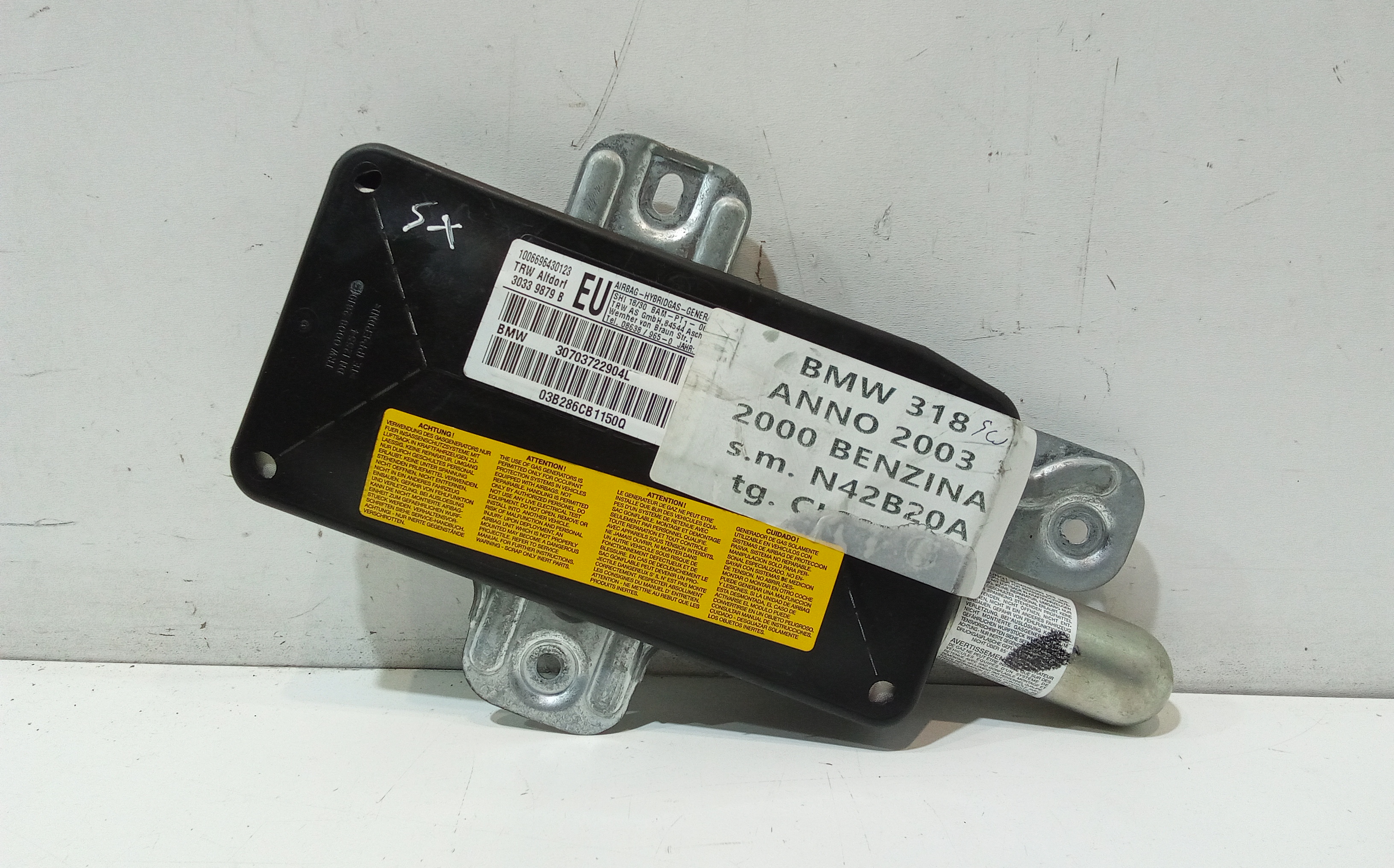 Dispositivo Airbag Porta Ant. Sinistro Usato